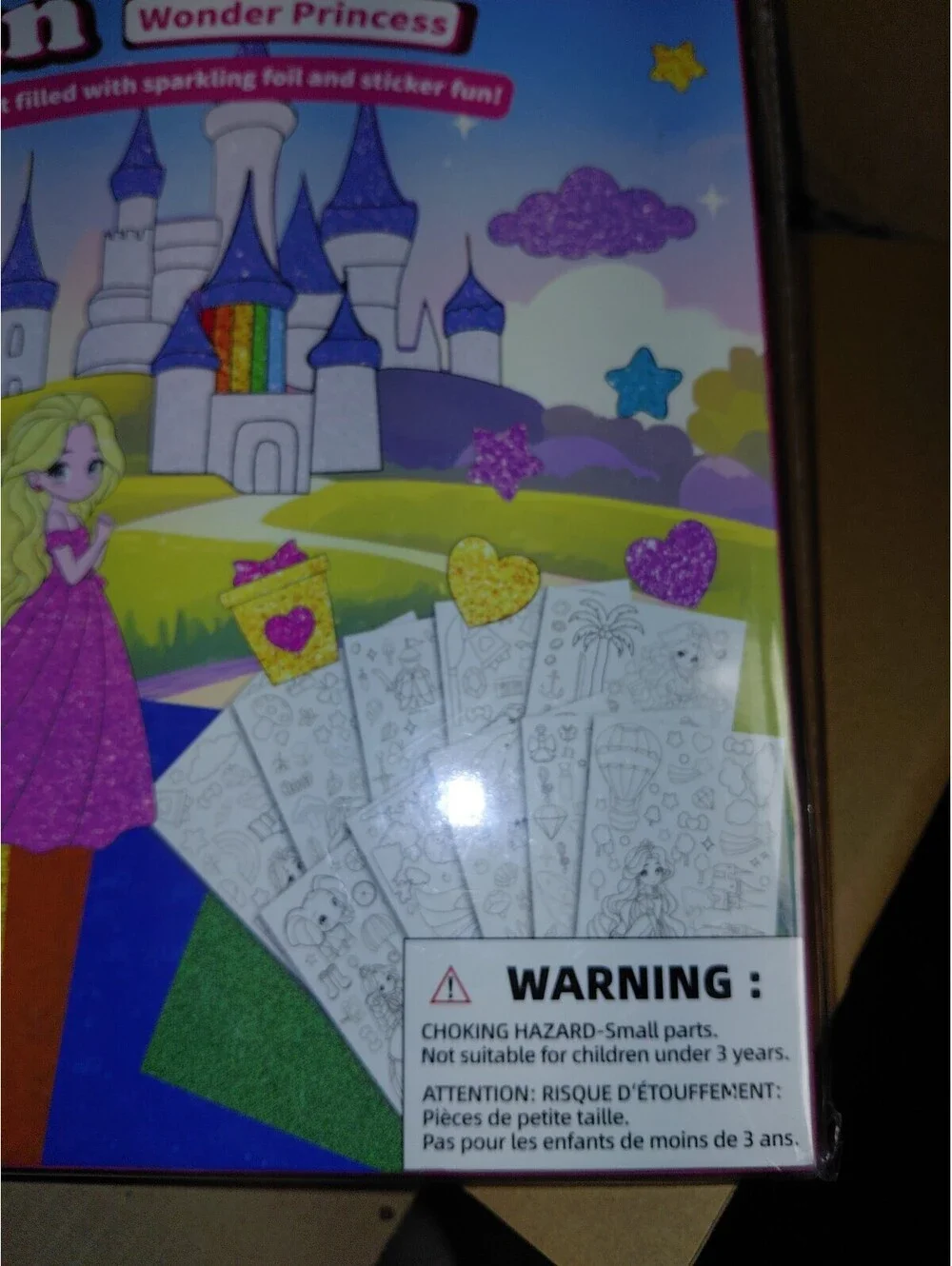 Wonder princess followed sticker fund magical